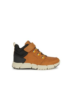 Flexyper Boy Abx Boot Geox J949XA-C6F2G  Brown/Dk Yellow