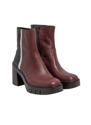 Berna Boot Art 1974 Nappa Burdeos-Celeste