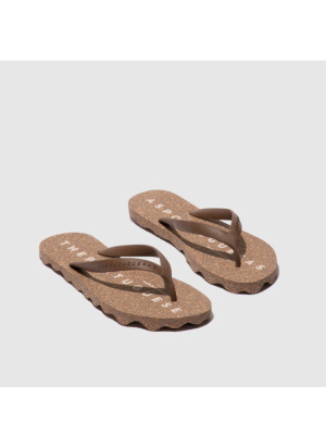 Base Beach Flip Flops As Portuguesas P018109002 Brown