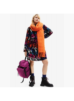 Yelly Scarf Desigual 22WAWA19 7003 Jaffa Orange