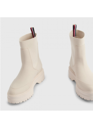 Bota Feminine Rubberized Thermo Tommy Hilfiger FW0FW07475ABH Cashmere Creme