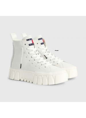 Ténis TJW Vulc Platforma MC WL Tommy Hilfiger EN0EN02394YBL Ecru