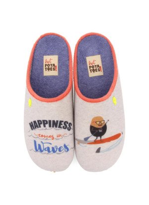 HotPotatoes Bedroom Slipper 65674-COLEMAN Gris