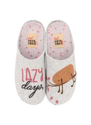 HotPotatoes Bedroom Slipper 64626-MUSAU Gris