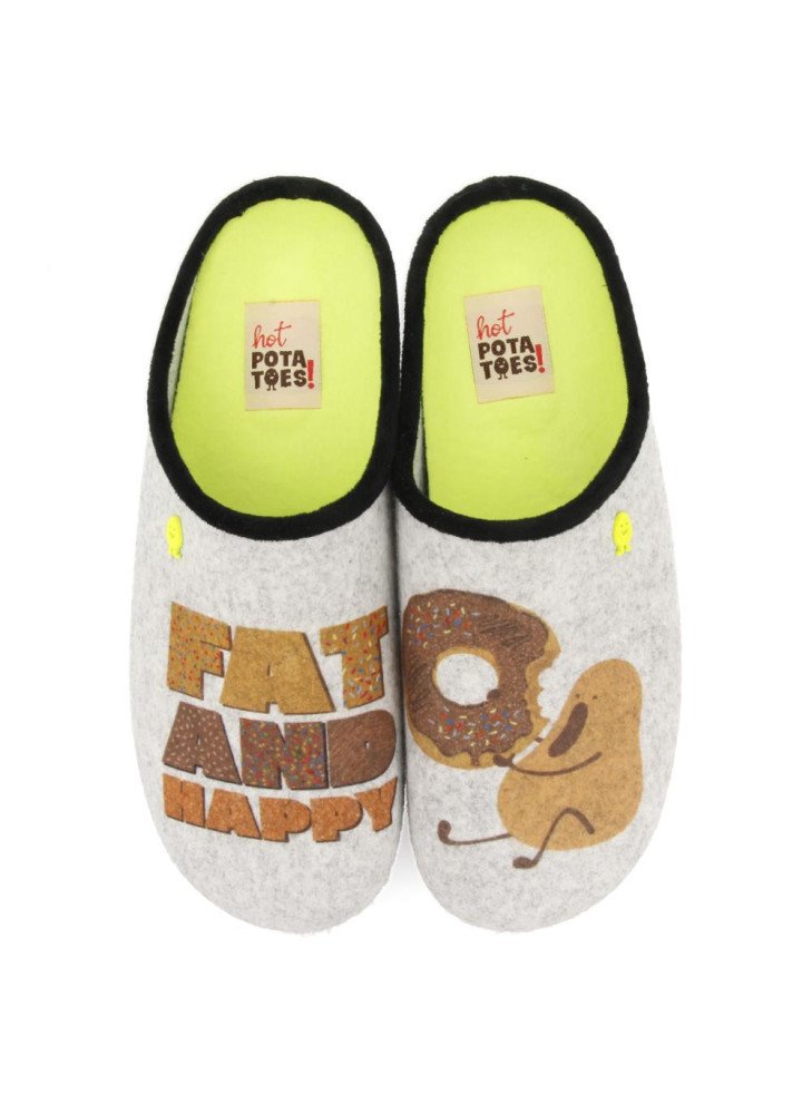 HotPotatoes Bedroom Slipper 67568-THUAMA Gris
