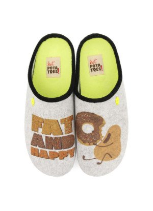 HotPotatoes Bedroom Slipper 67568-THUAMA Gris