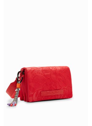 Bolsa Bag Alpha Dortmund Flap 2.0 Desigual 24SAXP39-3000 Carmin