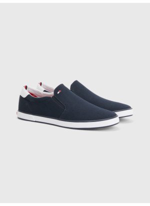 Iconic Slip On Sneaker Espadrilles Tommy Hilfiger FM00597-403 Midnight