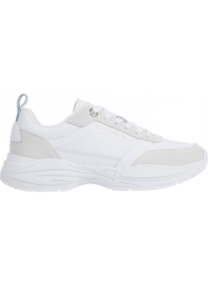 Essential Lthr Runner Sneakers Tommy Hilfiger FW0FW07587YBS White