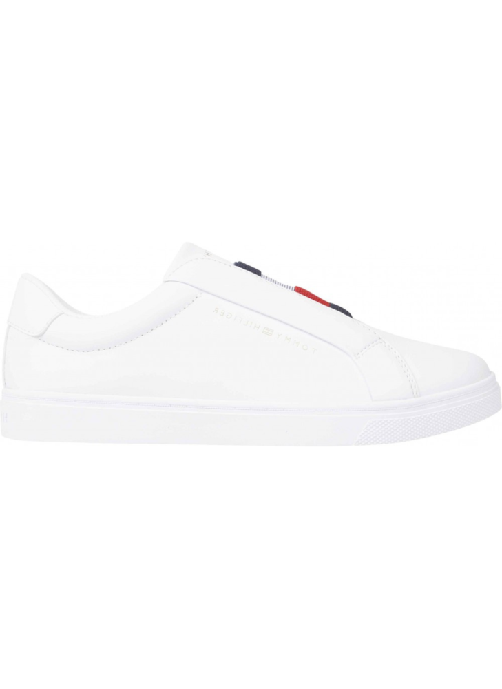 Elastic Slip On Sneaker Tommy Hilfiger FW07032 YBS White Elastic Slip On Sneaker Tommy Hilfiger FW07032 YBS White