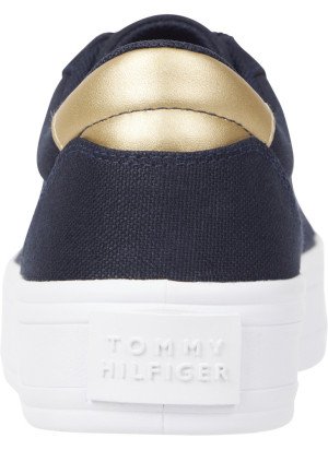 Ténis Essential Vulc Canvas Tommy Hilfiger FW0FW07682DW6 Space Blue