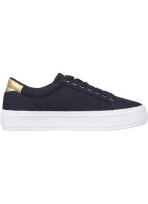 Ténis Essential Vulc Canvas Tommy Hilfiger FW0FW07682DW6 Space Blue