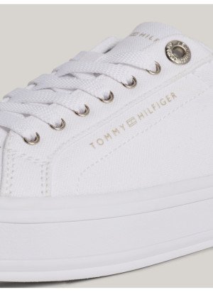 Essential Vulc Canvas Sneaker Tommy Hilfiger FW0FW07682YBS White