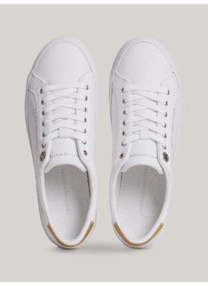 Essential Vulc Canvas Sneaker Tommy Hilfiger FW0FW07682YBS White