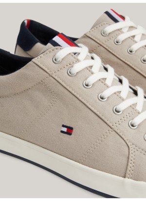 Iconic Long Lace Sneaker Tommy Hilfiger FM01536-AEP Stone