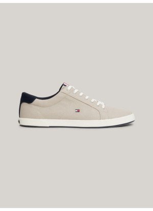 Iconic Long Lace Sneaker Tommy Hilfiger FM01536-AEP Stone