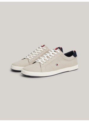Iconic Long Lace Sneaker Tommy Hilfiger FM01536-AEP Stone