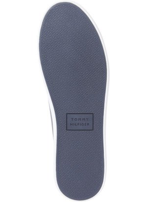 Ténis Th Hi Vulc Core Low Leather Ess Tommy Hilfiger FM05041-DW5 Desert Sky