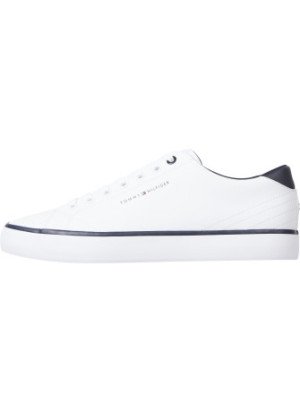 Ténis Th Hi Vulc Core Low Leather Ess Tommy Hilfiger FM05041-YBS  White