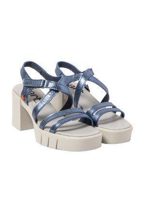 Metalizado Eivissa  Sandal Art 1992F-BLUE