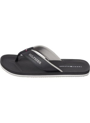Chinelo De Praia Comfort Tommy Hilfiger FM05029-BDS Black