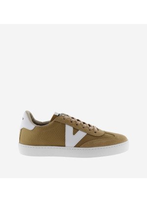 Basket  Berlin Ciclista Nylon & Piezas Serraje & Contraste Sneakers Victoria 1126193-TAUPE