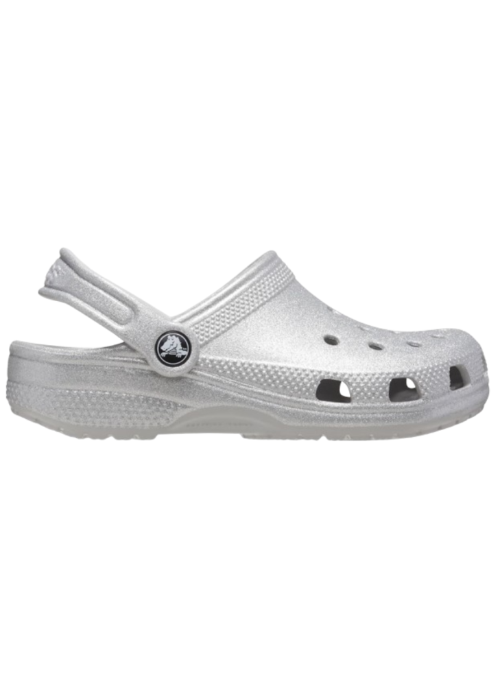 Sandália De Praia Classic Glitter Crocs 206992.0LC Glitter Prata Sandália De Praia Classic Glitter Crocs 206992.0LC Glitter Prata