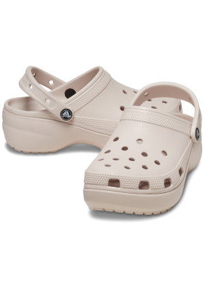 Sandália De Praia Classic Platform Crocs 206750.6UR Quartzo