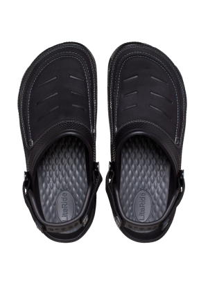 Yukon Vista II LR Beach Sandals Crocs 207689.0DD Black/Slate Grey