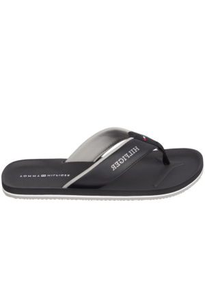 Chinelo De Praia Comfort Tommy Hilfiger FM05029-BDS Black