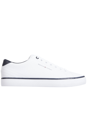 Ténis Th Hi Vulc Core Low Leather Ess Tommy Hilfiger FM05041-YBS  White