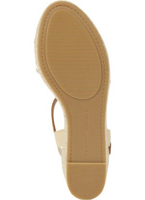 Sandália Webbing Wedge Tommy Hilfiger FW08044-ACR Harvest Wheat