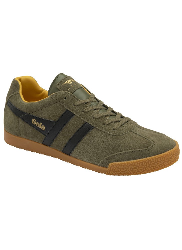 Ténis Harrier Gola CMA192-NAC Khaki /Black/Sun Ténis Harrier Gola CMA192-NAC Khaki /Black/Sun