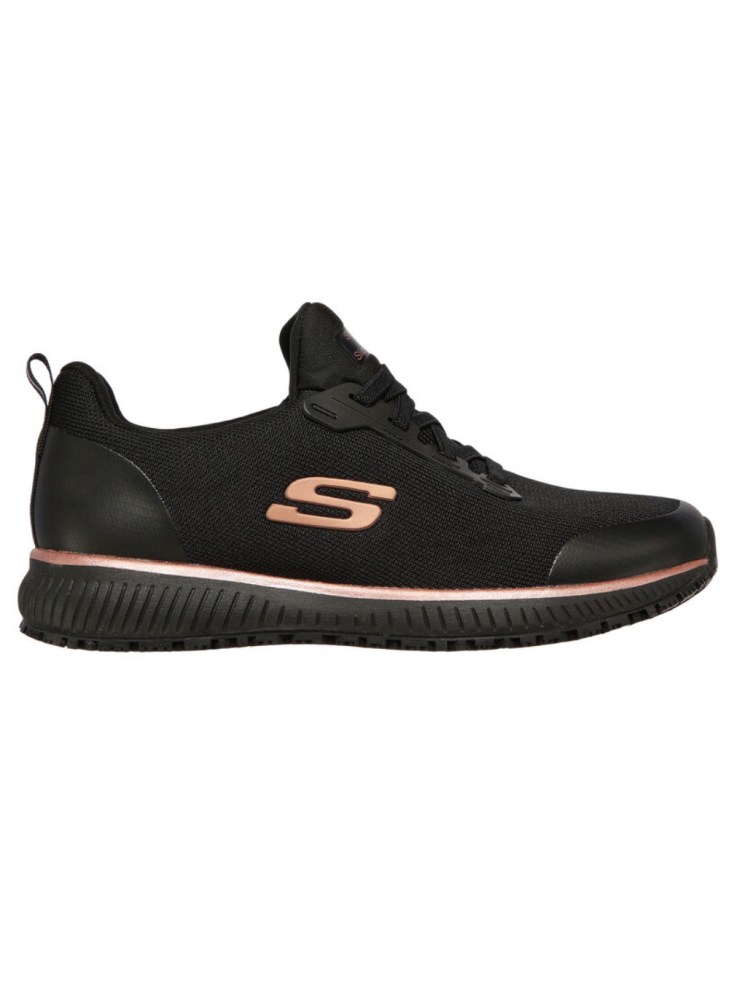 Squads Sr Work Sneakers Skechers 77222EC-BKRG Black/Rose Gold Squads Sr Work Sneakers Skechers 77222EC-BKRG Black/Rose Gold