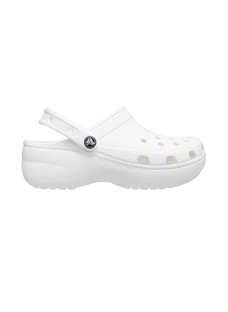 Sandália De Praia Classic Platform Crocs 206750.100 Branco Sandália De Praia Classic Platform Crocs 206750.100 Branco