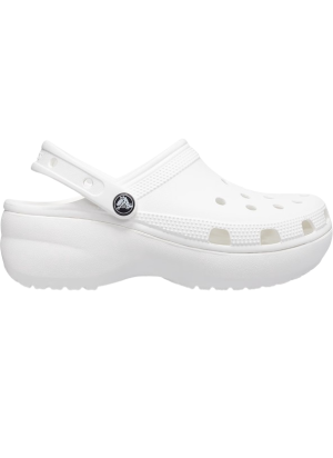Sandália De Praia Classic Platform Crocs 206750.100 Branco