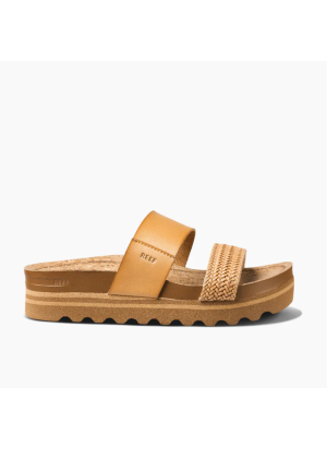 Cushion Vista Beach Flip Flops Reef Hi-Natural Braid