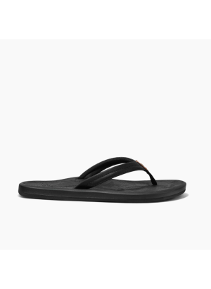 Tides  Beach Flip Flops Reef CJ0186  Black