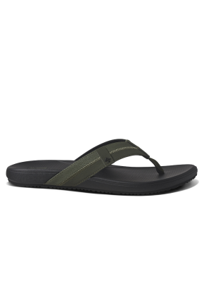 Cushion Phantom 2.0 Beach Flip Flops Reef CJ5258 Olive/Gum