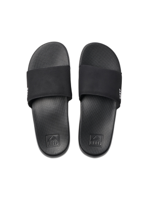 One Slide Beach Flip Flops Reef RF0A3ONDBLA Black