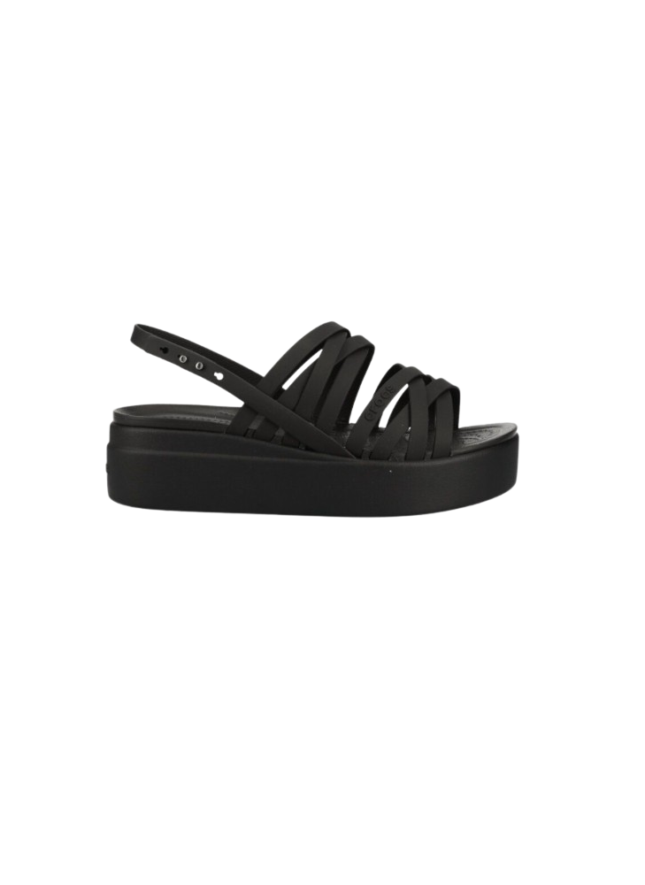 Brooklyn Strappy LoWedge Beach Sandals Crocs 206751.001 Black