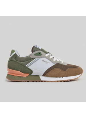 London Urban Sneakers Pepe Jeans PMS40003 876 Walnut Brown