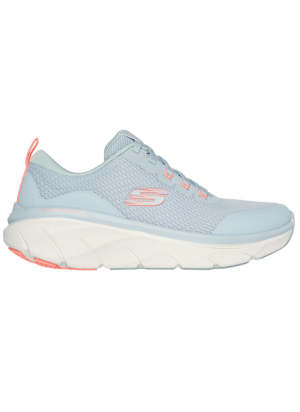 D'Lux Walker 2.0 Radiant Rose Sneakers Skechers  150095-BLNC Blue/Neon Coral