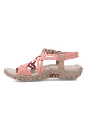 Reggae Irie Mon Sandals Skechers 163013-TPCL Taupe/Coral
