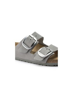 Arizona Sandal  Big Buckle Nubuck Leather Birkenstock 1022154 Dove Gray