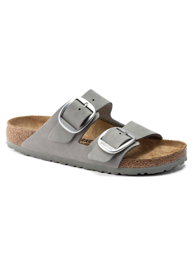 Arizona Sandal Big Buckle Nubuck Leather Birkenstock 1022154 Dove Gray Arizona Sandal Big Buckle Nubuck Leather Birkenstock 1022154 Dove Gray