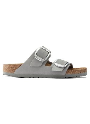 Arizona Sandal  Big Buckle Nubuck Leather Birkenstock 1022154 Dove Gray