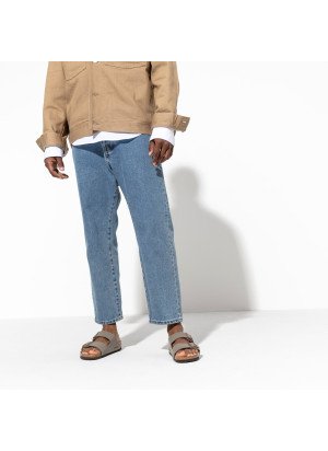 Sandália Arizona Birko-flor Birkenstock 0151213 Nubuck Stone
