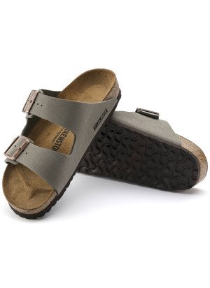 Arizona Sandal Birko-flor Birkenstock 0151213 Nubuck Stone