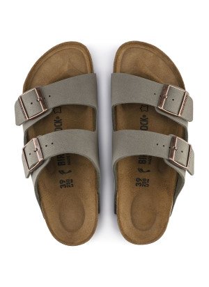 Arizona Sandal Birko-flor Birkenstock 0151213 Nubuck Stone